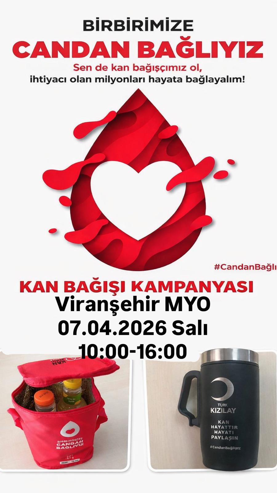 Viranşehir MYO'da Kan Bağışı Kampanyası Gerçekleştirildi