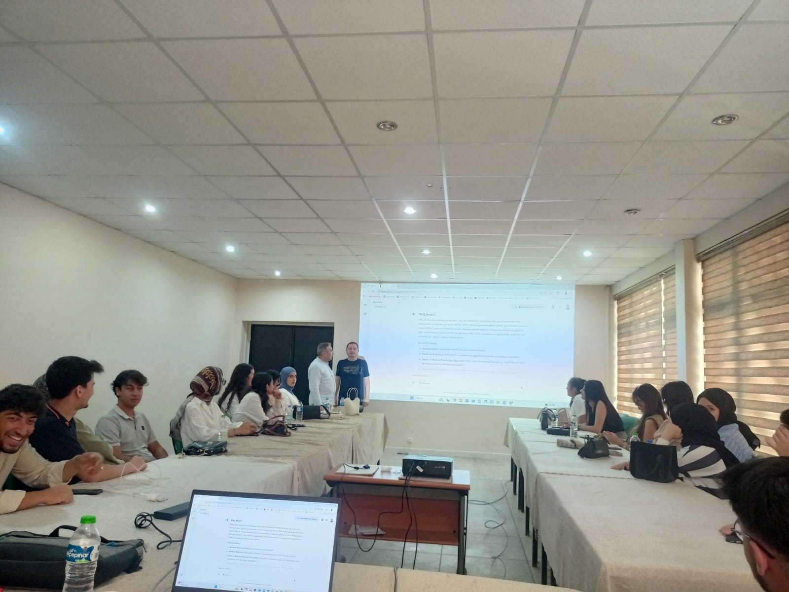 Yeni Düzenlenen Seminer Salonumuzda Ders