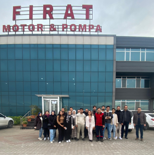 Endüstri Mühendisliği Öğrencilerinden ZİYLAN Taban A.Ş. ve FIRAT Motor ve Pompa Fabrikasına Teknik Gezi