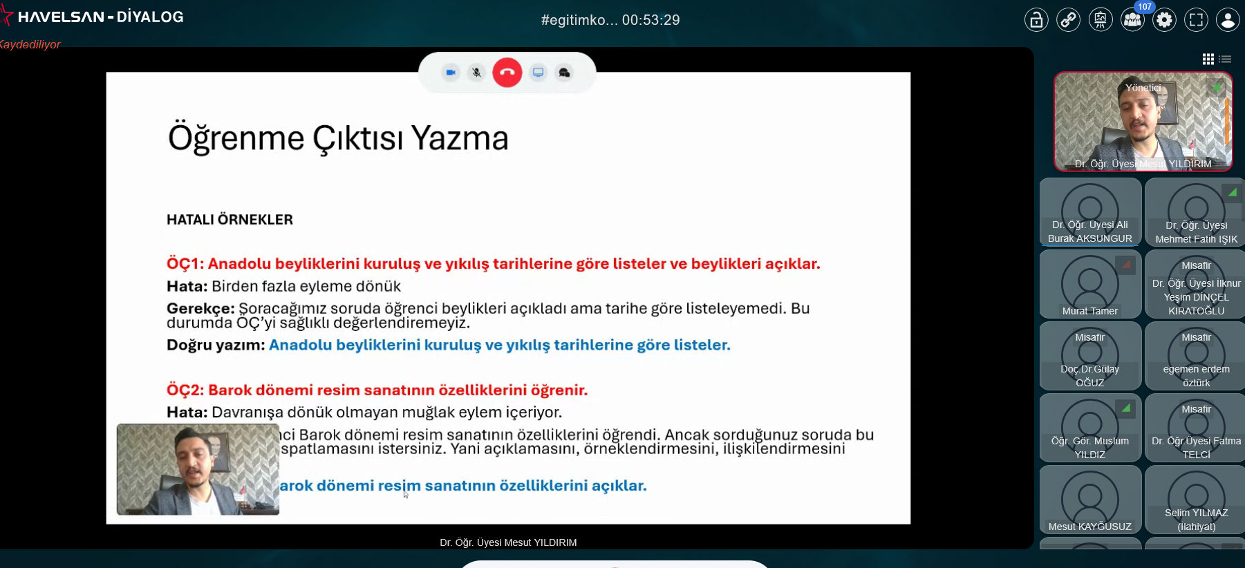 EĞİTİM KOMİSYONU ÜYELERİMİZ “DERS BİLGİ PAKETİ HAZIRLAMA EĞİTİMİ”NE KATILDI