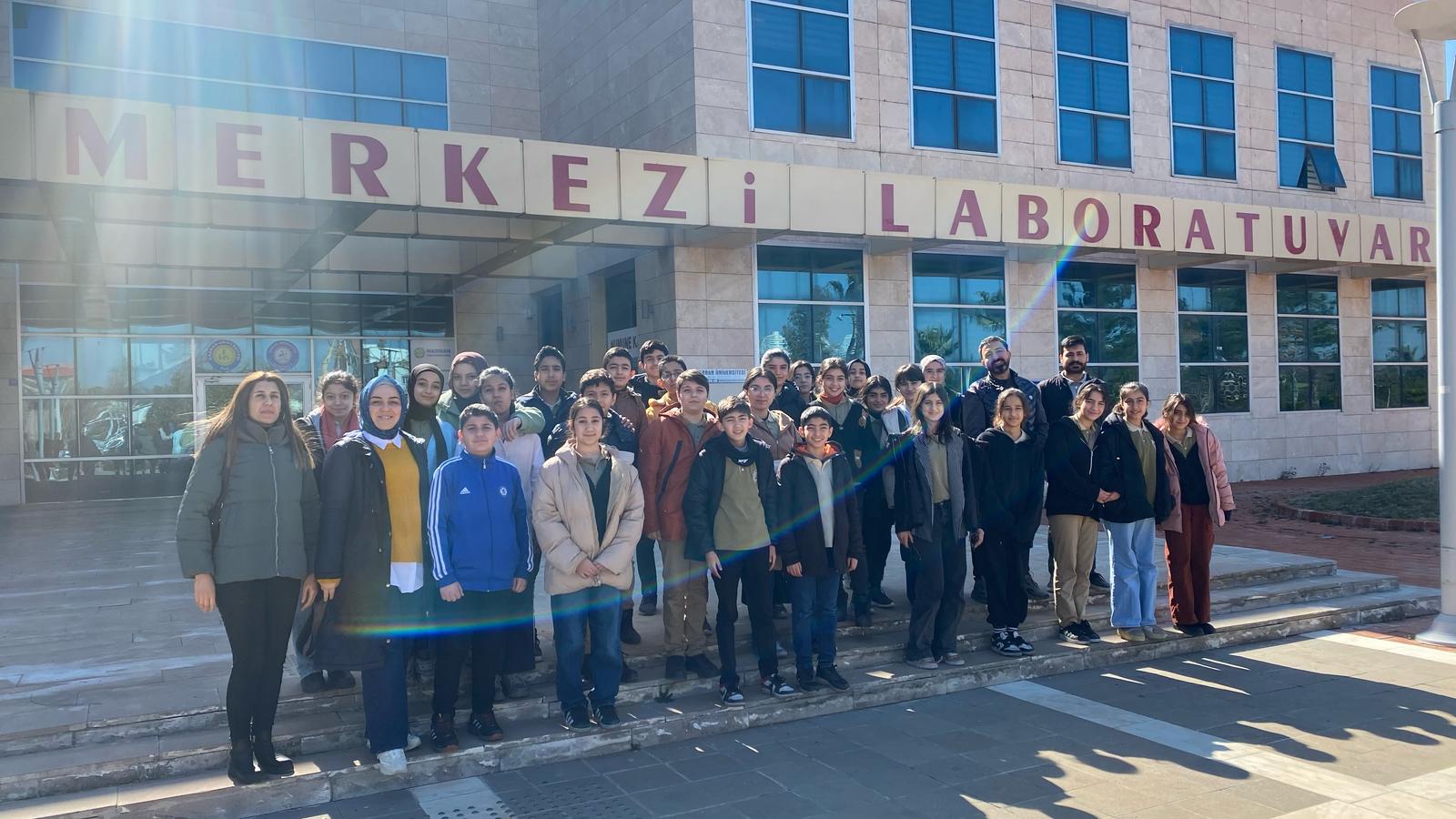 Şair Nabi Ortaokulu Öğrencilerinden HÜBTAM'a Ziyaret