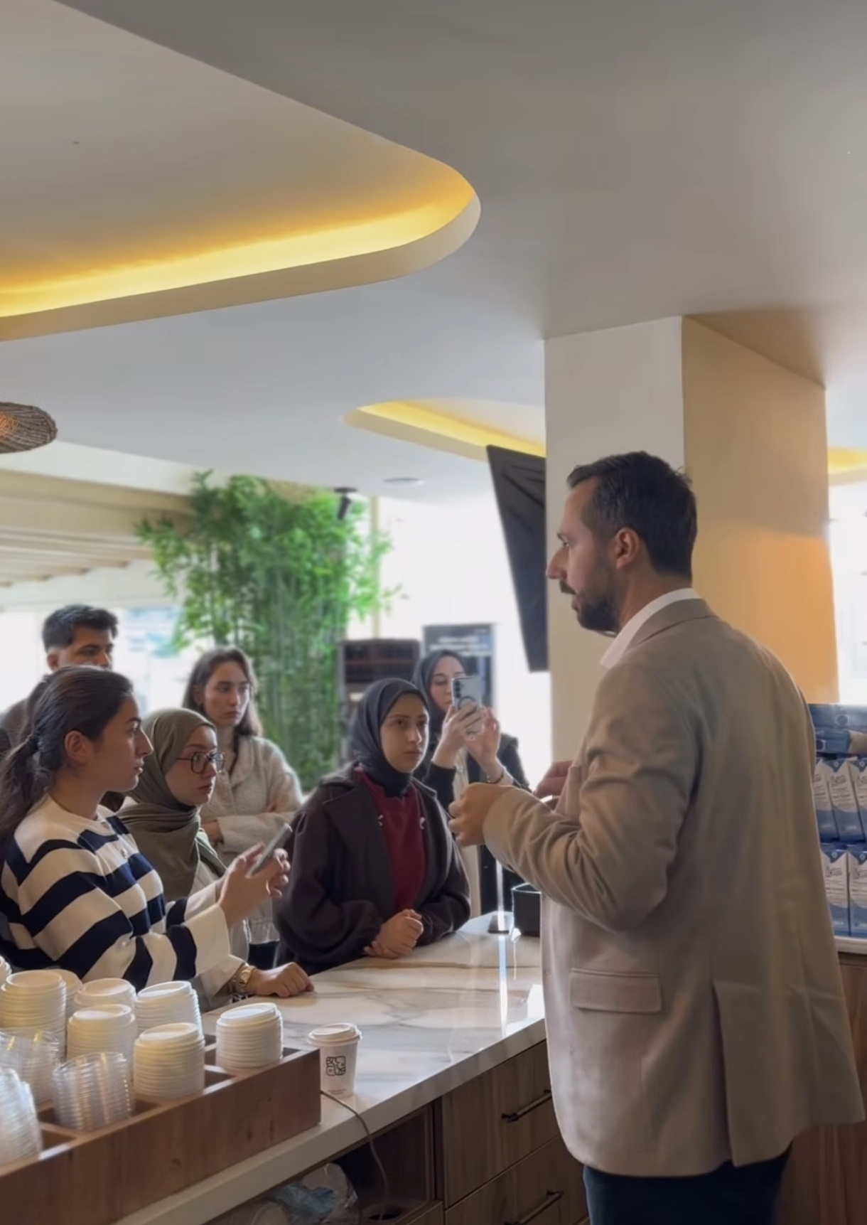 Gastronomi Öğrencilerimize Boho Aden’de Uygulamalı Kahve Workshopu