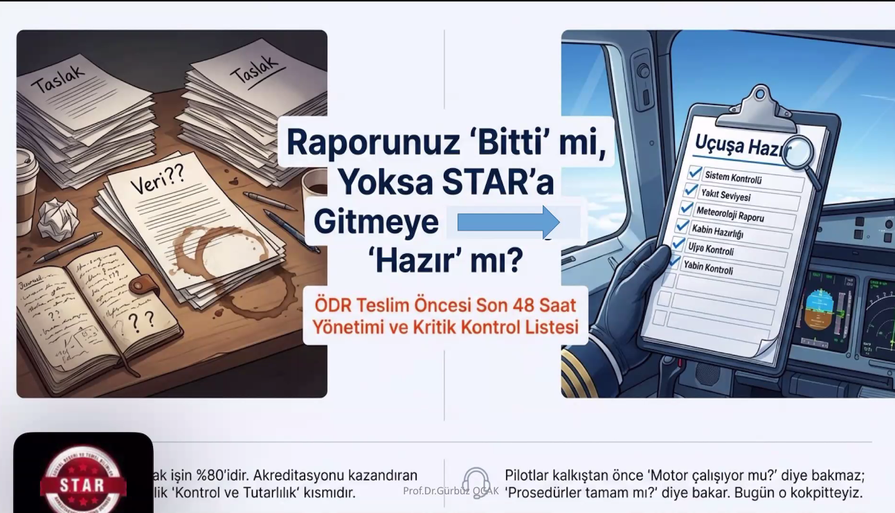 STAR ÖDR HAZIRLAMA EĞİTİMİNDE “DEĞERLENDİRME VE AKREDİTASYON SÜREÇLERİ” OTURUMU İLE KAPANIŞ PROGRAMI GERÇEKLEŞTİRİLDİ