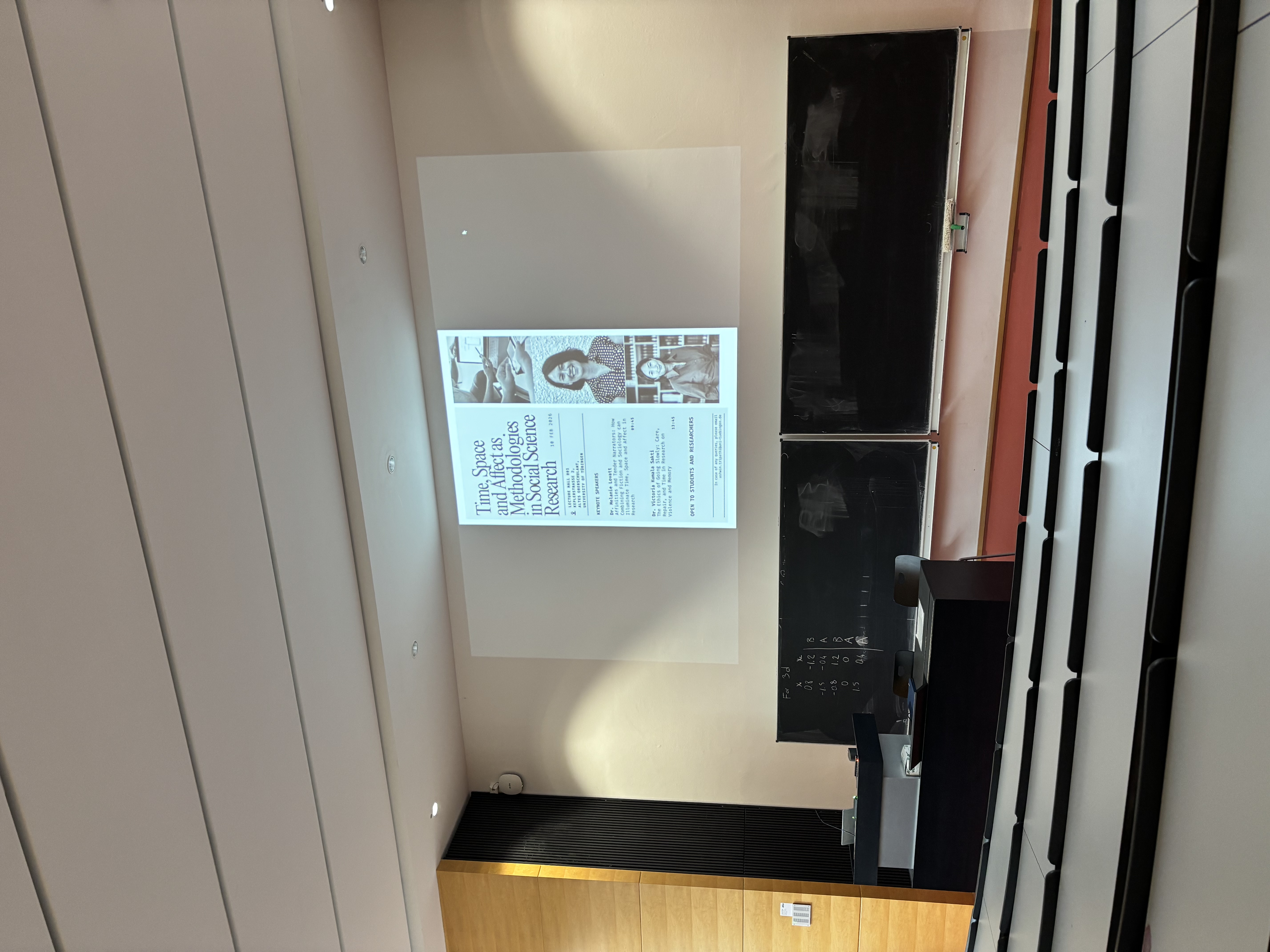 Arş. Gör. Ayşenur Şener'in Tübingen Üniversitesindeki Sunumu