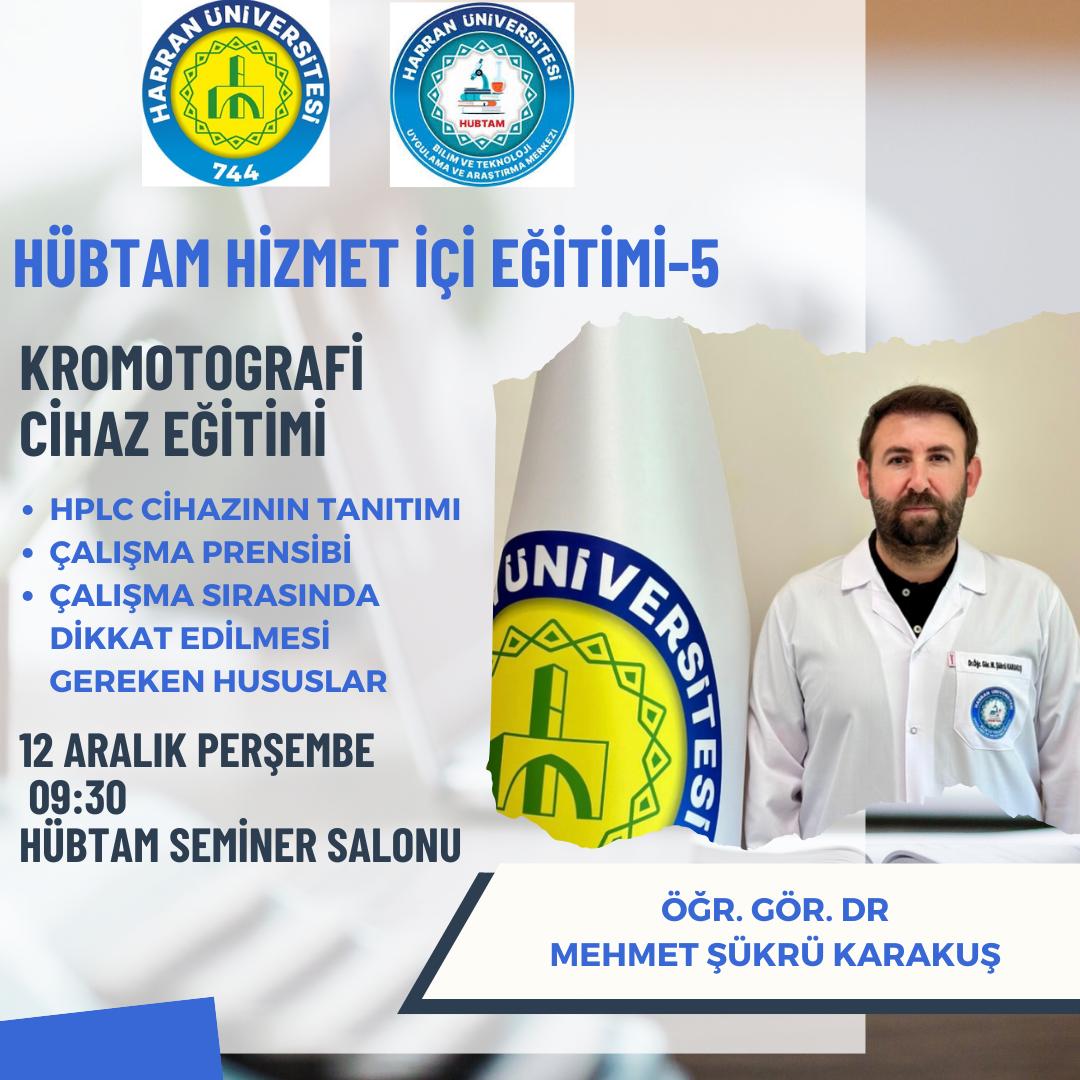 Kromotografi Konulu Hizmet İçi Eğitim
