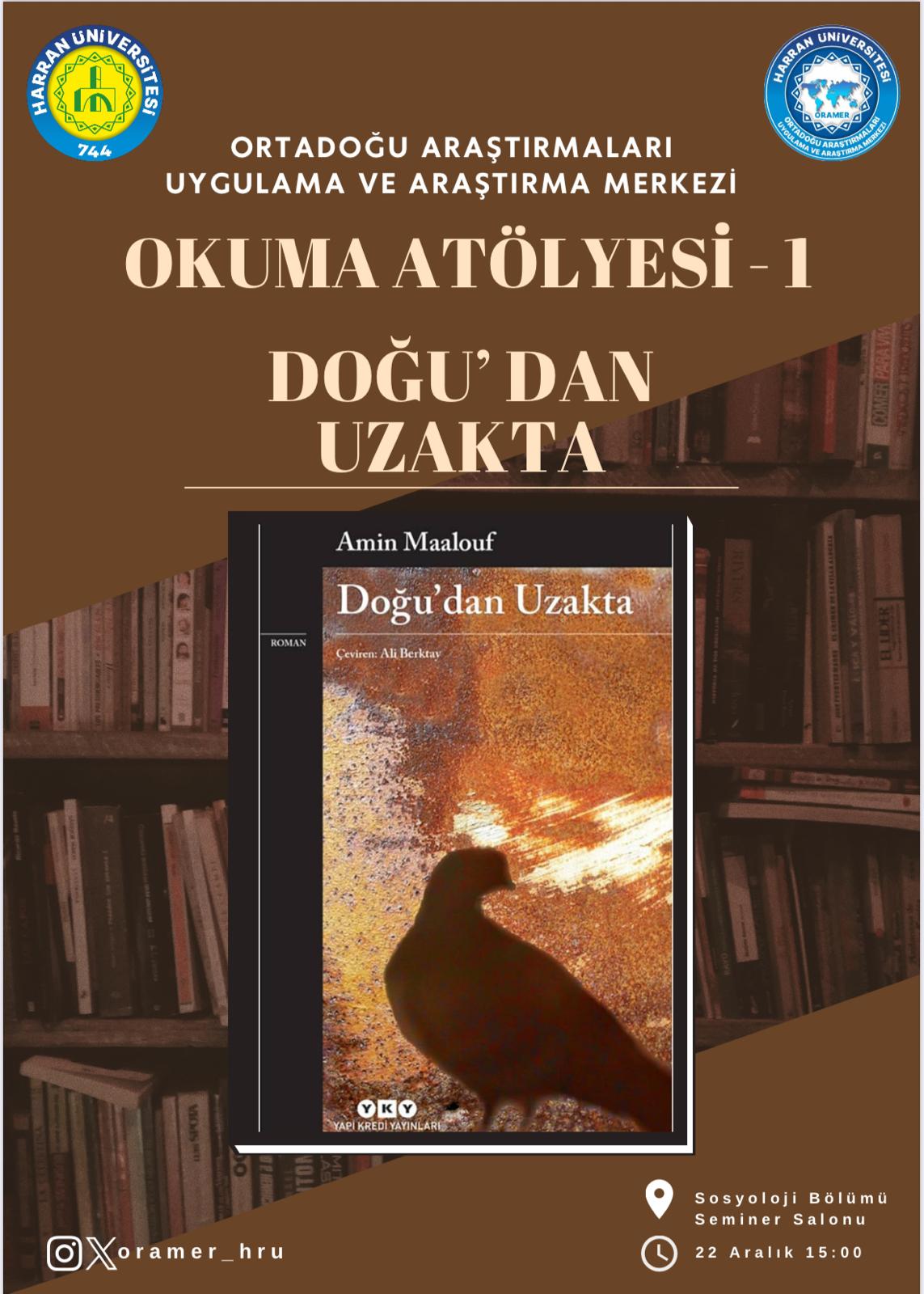 ORTA DOĞU KİTAP OKUMA ATÖLYESİ I