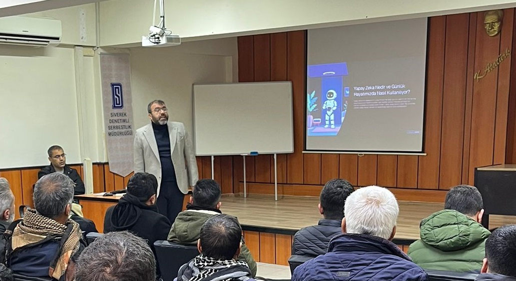 Siverek’te Denetimli Serbestlik Yükümlülerine Yönelik Üretken Yapay Zeka Semineri Düzenlendi
