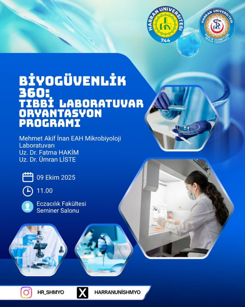 Biyogüvenlik 360: Tıbbi Laboratuvar Oryantasyon Programı 