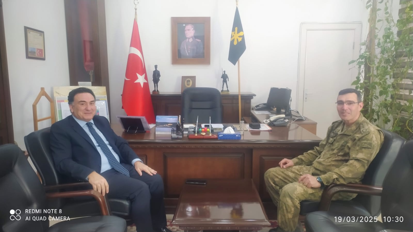 Dekan Yardımcımız Doç. Dr. Mehmet Ragıp GÖRGÜN, Siverek 107. Topçu Alay Komutanlığına ziyarette bulundu