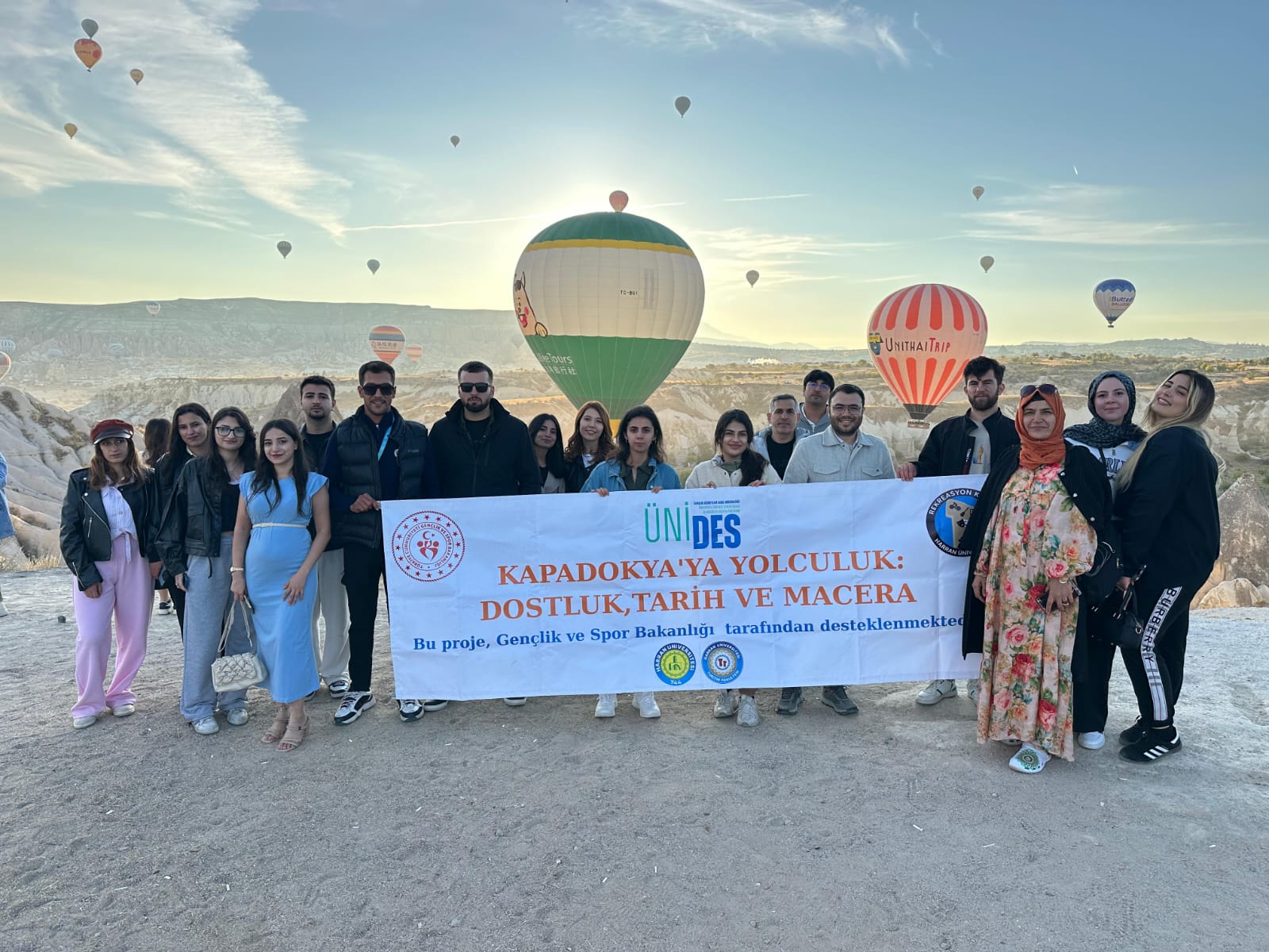 Rekreasyon Kulübü “Kapadokya’ya Yolculuk: Dostluk, Tarih ve Macera” Başlıklı ÜNİDES Projesi Kapsamında Kapadokya Gezisi