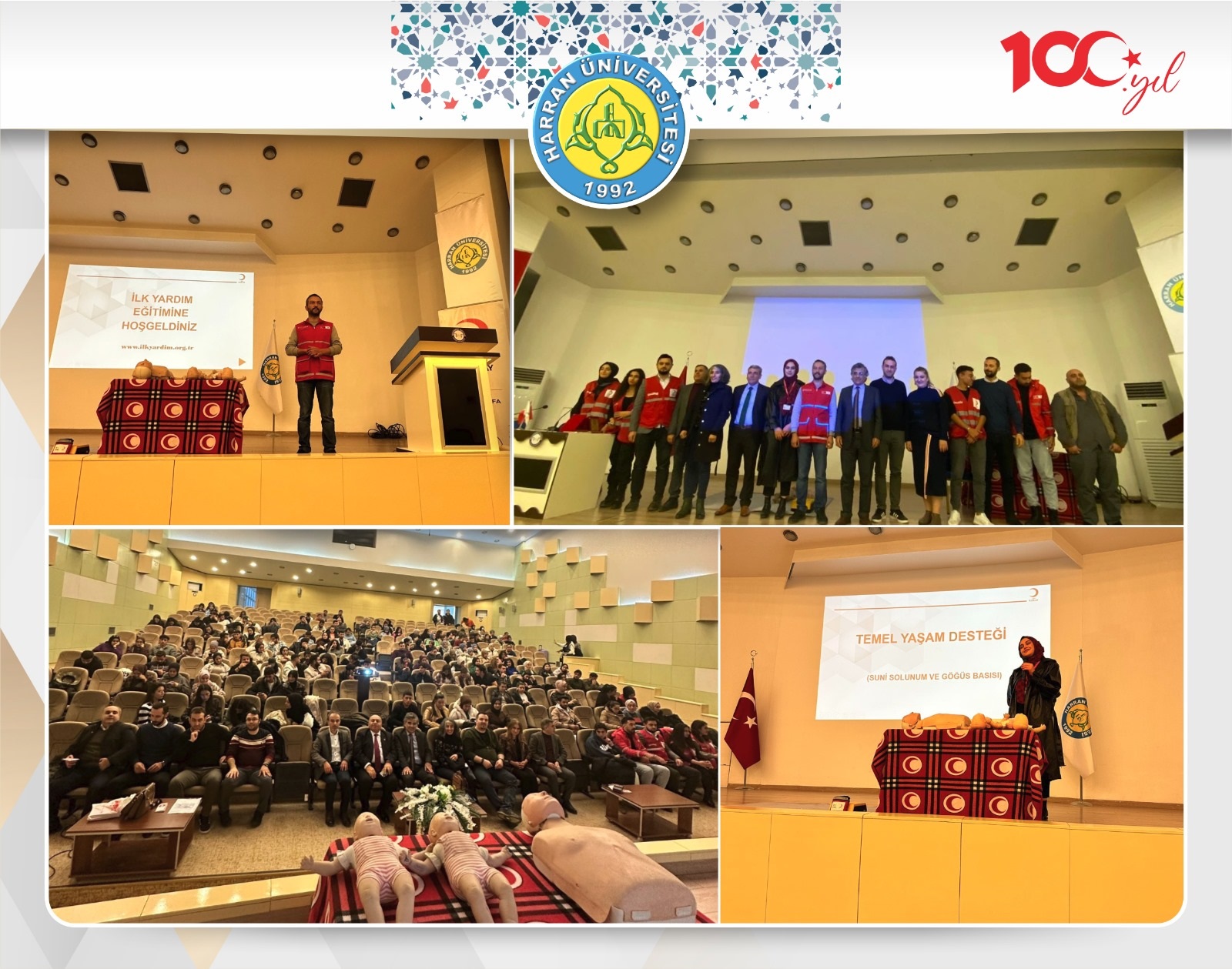 Turizm Öğrencilerine İlk Yardım Dersi