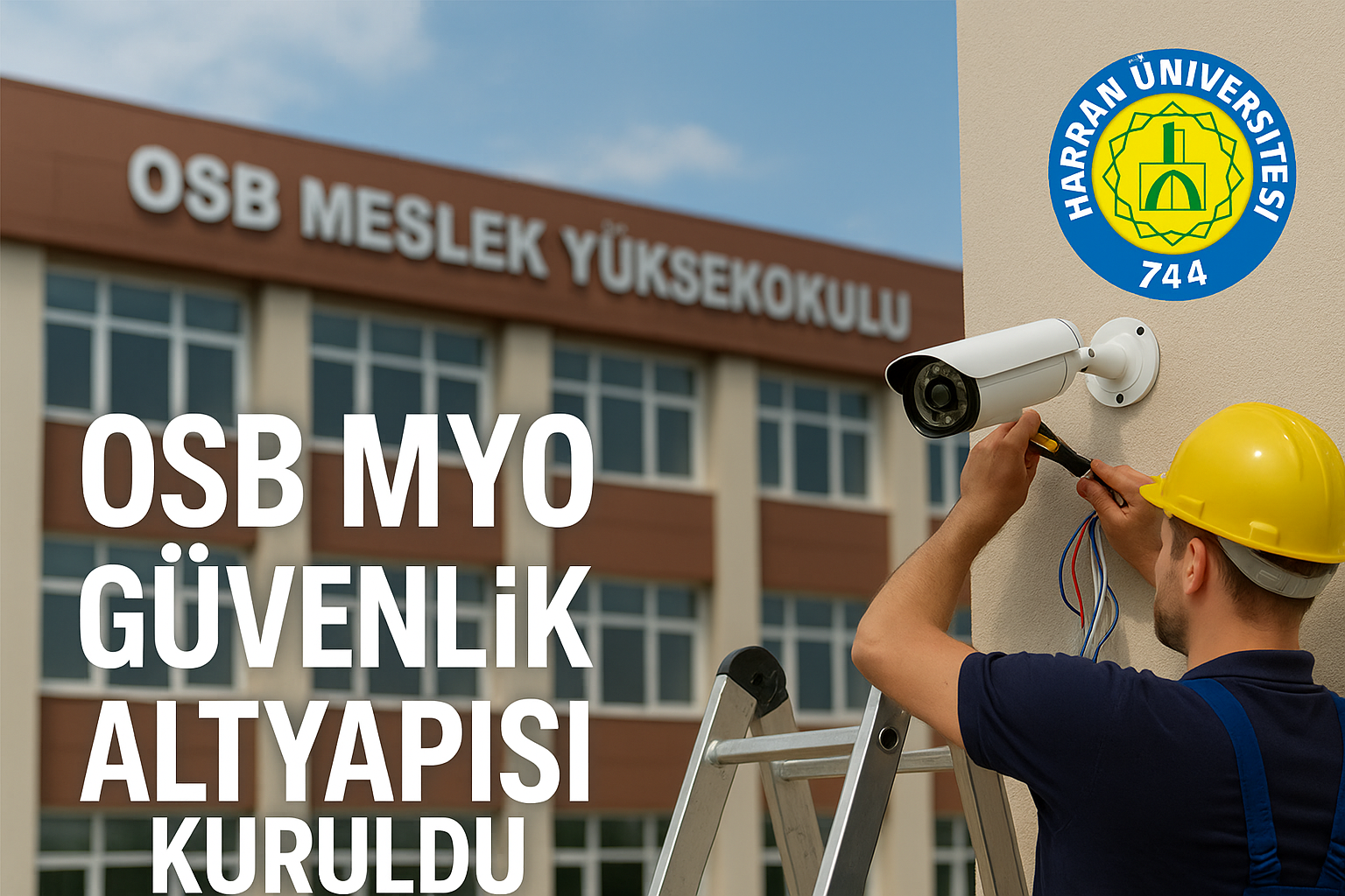 OSB MYO'muzda Yeni Nesil Güvenlik Kamera Sistemi Devreye Alındı.