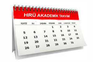 HRÜ 2025-2026 Eğitim-Öğretim Yılı Akademik Takvimi