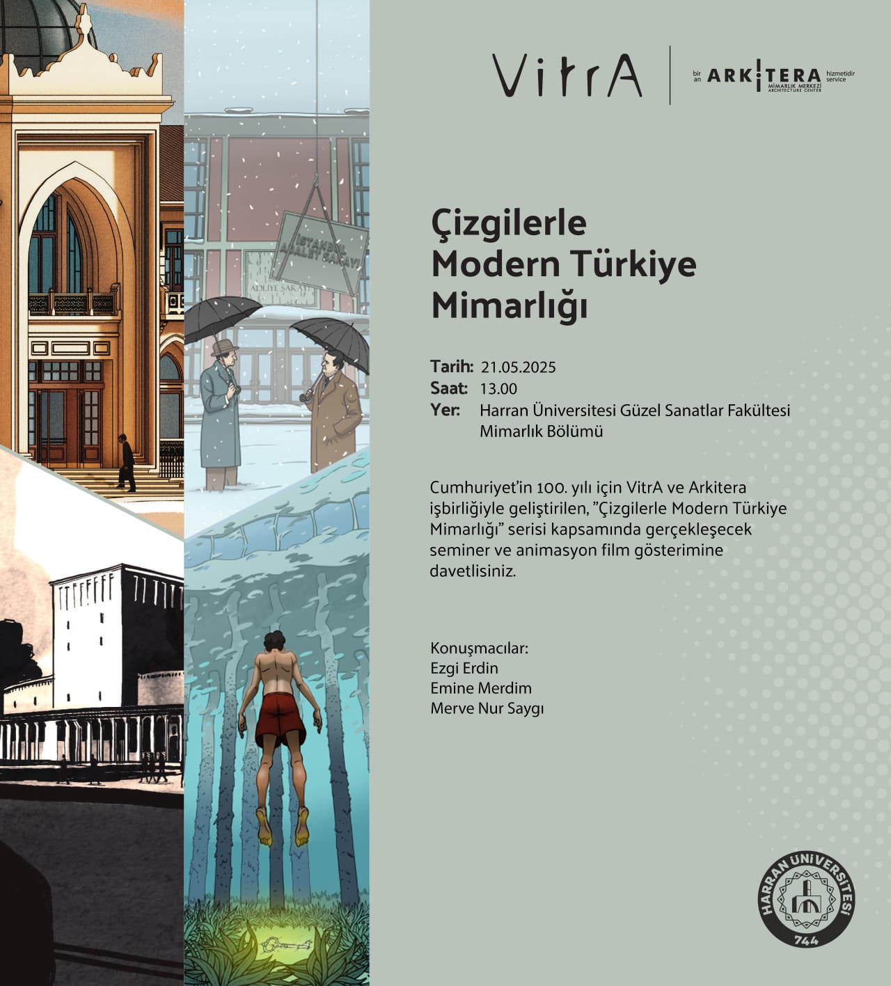 “Çizgilerle Modern Türkiye Mimarlığı"